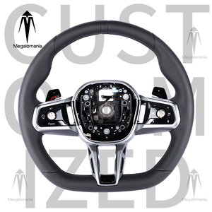 <span class=keywords><strong>Volant</strong></span> en cuir intégral compatible avec BMW Série 5 Série 7 ID8 Mise à niveau du nouveau <span class=keywords><strong>volant</strong></span> - Product Image 1