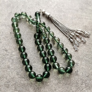 Rosario de Resina Color Ámbar de 10mm, 39 Piezas, Joyería Islámica, <span class=keywords><strong>Tasbih</strong></span> Musulmán, <span class=keywords><strong>Tawaf</strong></span>, Tesbih Turco, Misbaha, Cuentas de Oración - Product Image 3