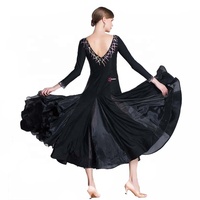 M-1879 compétition de danse de salon robes femme danse standard robes Spandex danse de salon pratique robes à vendre