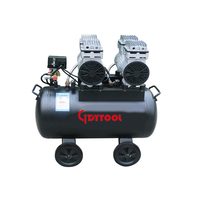 Compresseur d'air à piston 1 CV GDY801-30L portable sans huile pour la construction AC220V/110V 50Hz/60Hz avec pompe silencieuse – Offre spéciale