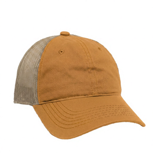 Brown Mesh Trucker <b>Hat</b> 6-Panel Adjustable Casual Cap for <b>Men</b> Spring <b>Summer</b> Wear - Product Image 5