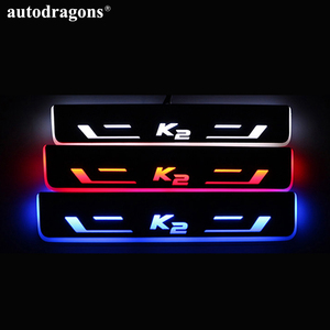ไฟส่องแผ่นกันรอยขอบประตูรถยนต์แบบไร้สาย Autodragons สีขาว แดง น้ำเงิน RGB Sense พร้อมไฟ LED - Product Image 4