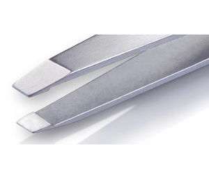 Pince à épiler professionnelle en acier inoxydable à pointe carrée pour manucure, ongles, sourcils, OEM, ODM, en gros, export Nghia - Product Image 3