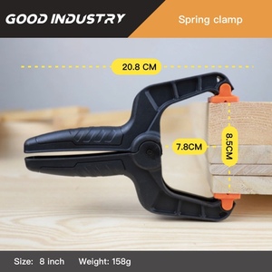 Nhiệm vụ nặng nề màu đen kết thúc mùa xuân kẹp 4 "6" 8 "cho nhanh chóng khóa mùa xuân kẹp - Product Image 4