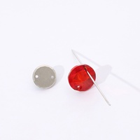 Strass en verre K9 de haute qualité en gros, pierres en cristal à double trou pour vêtements, sacs et accessoires DIY