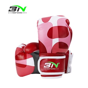 Gants de boxe roses pour enfants BN Kids, gants de <span class=keywords><strong>kick</strong></span>-<span class=keywords><strong>boxing</strong></span> personnalisés pour enfants 4oz, gants de boxe en cuir PU, mini gants de boxe - Product Image 1