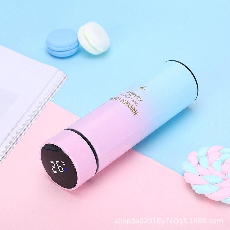 Pink gradient with design