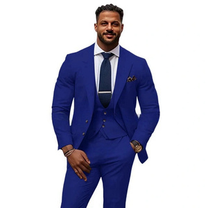 Abito <span class=keywords><strong>da</strong></span> sposa <span class=keywords><strong>da</strong></span> uomo viola 3 pezzi (giacca + gilet + pantalone) Slim Fit <span class=keywords><strong>da</strong></span> sposo smoking formale <span class=keywords><strong>da</strong></span> festa <span class=keywords><strong>abiti</strong></span> classici <span class=keywords><strong>da</strong></span> uomo - Product Image 6