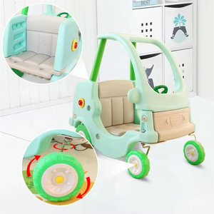 Parque de juegos interior de alta calidad <span class=keywords><strong>paseo</strong></span> en coche jardín de infantes juego divertido coche de Juguete plástico niño niños interior princesa niños coches - Product Image 5