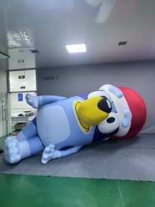 Hot bán tùy chỉnh bluey <span class=keywords><strong>Inflatable</strong></span> Dog Linh Vật Trang phục phim hoạt hình kích thước cho lễ hội Hot Bán quảng cáo inflatables - Product Image 4