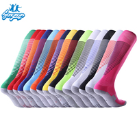Chaussettes de sport en tissu éponge pour hommes, logo personnalisé, hauteur genou, respirantes, nouveau design, chaussettes de sport pour adultes, chaussettes de football en nylon, chaussettes de cyclisme