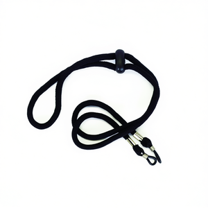 Cordon de sécurité pour lunettes Ttake, cordon noir avec clips métalliques pour un port sécurisé - Product Image 2