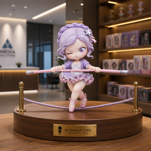 Figura <span class=keywords><strong>de</strong></span> Vinilo Personalizada <span class=keywords><strong>de</strong></span> Bailarina <span class=keywords><strong>de</strong></span> la Cuerda <span class=keywords><strong>de</strong></span> Hilo, OEM/ODM, Juguete Coleccionable <span class=keywords><strong>de</strong></span> Acrobata <span class=keywords><strong>de</strong></span> <span class=keywords><strong>Circo</strong></span>, Directo <span class=keywords><strong>de</strong></span> Fábrica - Product Image 1