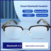 Nouvelle mode GS13 lunettes intelligentes BLE5.4 connectivité IPX-6 étanche AI reconnaissance vocale pliable traduction 1080P FHD double