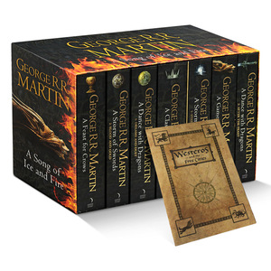 Collins Song Ice Fire Original English Novel Set 7 Livres Édition Complète <span class=keywords><strong>Game</strong></span> <span class=keywords><strong>of</strong></span> <span class=keywords><strong>Thrones</strong></span> Coffret Importé en Papier Léger - Product Image 2