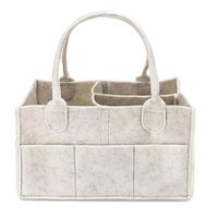 Meilleur cadeau de douche pour les nouvelles mamans, sac fourre-tout en feutre portable, rangement pour les essentiels de bébé, organisateur de couches pour voiture