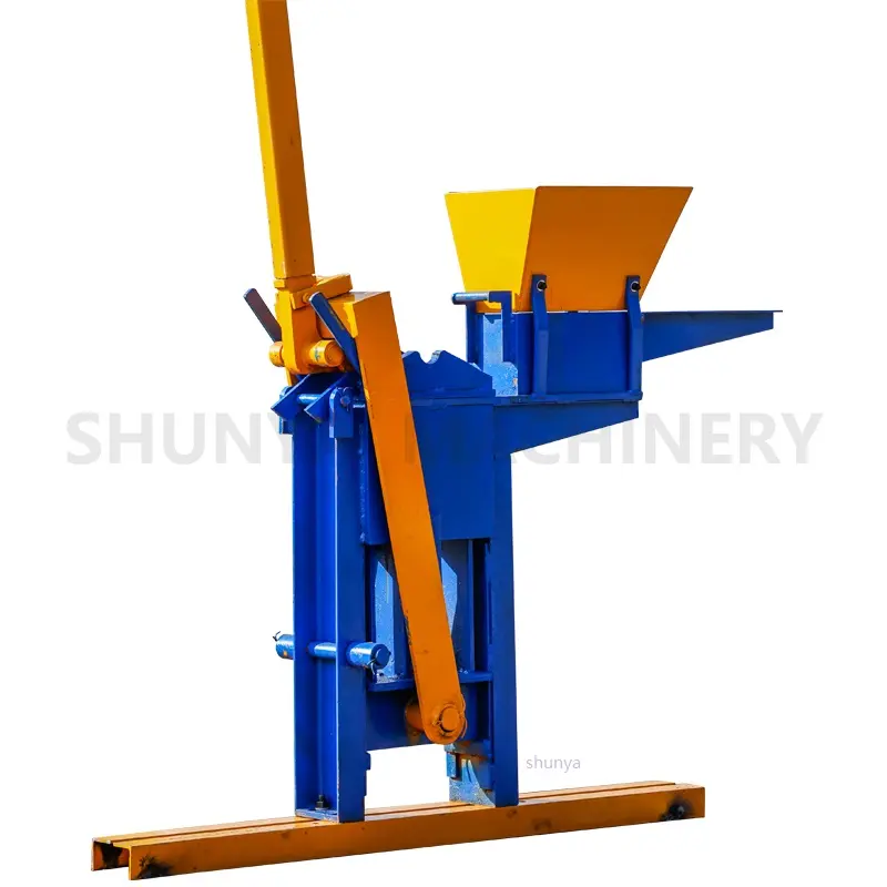 Clay interlocking brick machine price QMR1-40/2-40 interlocking bricks machine