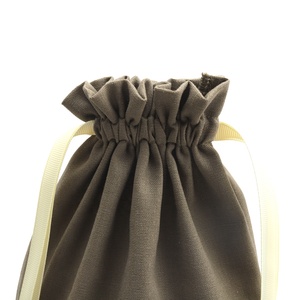 Biểu Tượng Tùy Chỉnh In Vòng Dưới Bông Linen Dây Kéo Mềm Muslin Bụi Pouch Nến Cơ Thể Các Loại Kem Và Gel Tắm Đóng Gói Túi - Product Image 4