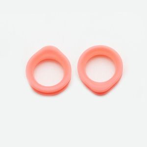 Salon and Pet Grooming Scissors Teardrop Inserts Soft Silicone Finger Rings Corlorfull <b>Silicon</b> Scissor Rings - Product Image 4