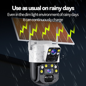 8MP Aov Năng Lượng Mặt Trời 4G Máy Ảnh Ống Kính Kép PIR Phát Hiện Tầm Nhìn Ban Đêm Hai Cách Âm Thanh <span class=keywords><strong>360</strong></span> Độ 4G Sim Năng Lượng Mặt Trời Máy Ảnh 24 Giờ Luôn Luôn Trực Tuyến - Product Image 6