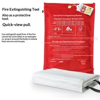 Couverture ignifuge en fibre de verre conforme aux normes nationales pour restaurants, hôtels, évacuations en extérieur et utilisation transfrontalière (version anglaise)