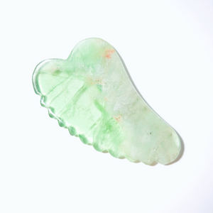 Amazon Offre Spéciale 100% pierre de fluorite verte <span class=keywords><strong>gua</strong></span> <span class=keywords><strong>sha</strong></span> rouleau de jade pour le visage et le <span class=keywords><strong>cou</strong></span> - Product Image 5