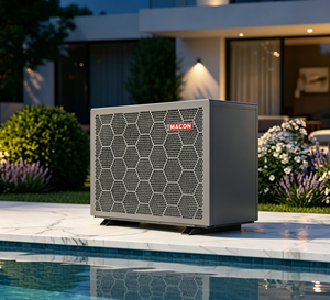 <span class=keywords><strong>Pompe</strong></span> à <span class=keywords><strong>chaleur</strong></span> pour piscine R410A 11KW à fréquence variable pour usage extérieur avec contrôleur LCD et fonction Graffiti - Product Image 3