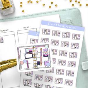 Planificación personalizada impresión en color diario álbum de recortes icono funcional planificador diario - Product Image 3
