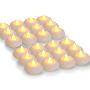Bougie LED flottante 2 pouces pour fête, étanche, éclairage blanc chaud, décoration de fête - Meilleure vente - Product Image 3