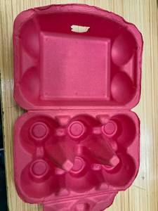 Chuyên nghiệp tùy chỉnh 6-mảnh đầy màu sắc khay trứng, chống sốc, thả kháng, phân hủy sinh học bột giấy khay trứng - Product Image 4