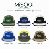 Gorra de Lona Transpirable de 5 Paneles Personalizada de Alta Calidad - Venta al por Mayor, Ligera, para Deportes al Aire Libre, Esquí, Viajes y Rendimiento