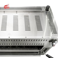 Brocheur à salamandre commercial infrarouge au gaz de 36 pouces avec brûleur en fonte RCM-36L