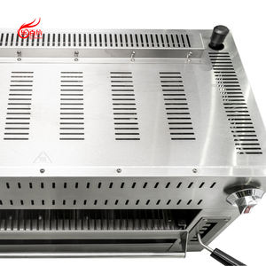 Brocheur à <span class=keywords><strong>salamandre</strong></span> commercial infrarouge au gaz de 36 pouces avec brûleur en fonte RCM-36L - Product Image 3