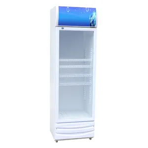 Lemari Es Kulkas Mini Freezer Bir Tahan Lama Profesional dengan Pintu Kaca