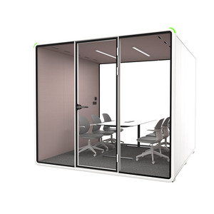 6 người làm việc cách âm acoustic Pod văn phòng ghi âm gian hàng phòng họp phòng thu cách âm chuyên nghiệp - Product Image 2