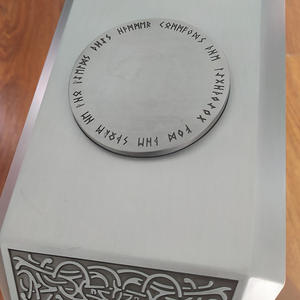 Martello di <span class=keywords><strong>Thor</strong></span> Mjolnir, Oggetto da Collezione Personale, Decorazione da Scrivania, Prop Cinematografico in Lega di Alluminio, 4,1 kg - Product Image 6