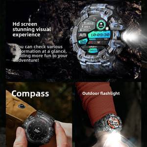 <span class=keywords><strong>Montre</strong></span> connectée NX W18 IPS en silicone <span class=keywords><strong>pour</strong></span> appels, fréquence cardiaque, podomètre, suivi du sommeil, GPS, étanche, style mécanique, sport - Product Image 3