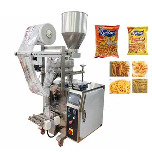 Düşük maliyetli paketleme ve dolum makinesi gıda Kurkure paketleme makinesi ambalaj aperatifler