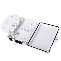 Boîtier de terminaison optique FTTH blanc en ABS 2, 4, 6 cœurs, boîte de raccordement NAP ODP FAT, distribution de fibre optique pour applications de jonction de fibres