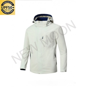 Chaqueta Cortavientos Ligera y Cómoda con Protección Solar UPF50+, Material Sólido, Chaqueta Cortavientos para Hombre Adulto - Product Image 3