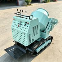 Bétonnière autochargeuse mini sur chenilles, diesel, hydraulique, portable, pour la construction – Vente directe usine