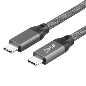 Utech new arrival 3.3ft featured 5A 100W USB Type C to C Cable 20 Gbps with E-Marker