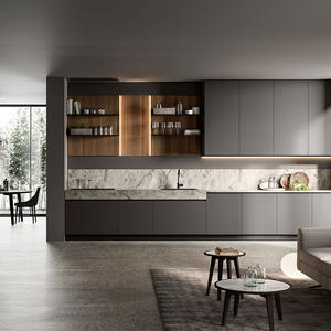 ชุดตู้ครัวไม้จริงทันสมัย ระบบจัดเก็บของทนทา<span class=keywords><strong>น</strong></span>พร้อมลิ้<span class=keywords><strong>น</strong></span>ชักและชั้นวาง ประหยัดพื้<span class=keywords><strong>น</strong></span>ที่สำหรับการปรับปรุงครัวบ้าน - Product Image 2