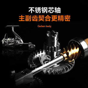 Carrete de Pesca Giratorio Ultraligero Michelle Arctic <span class=keywords><strong>Fox</strong></span> Elf 2025 |   Carrete de Pesca BFS de Largo Alcance con Bobina Poco Profunda y Estructura Compacta - Product Image 6