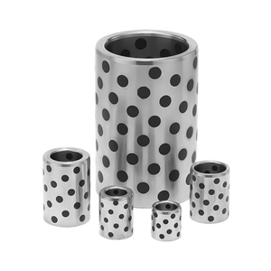 ปลอกแบริ่งเหล็กสำหรับงานหนัก ป้องกันการสึกหรอ หล่อลื่นในตัว ผลิตตามแบบ OEM สำหรับเครื่องจักรก่อสร้าง รุ่น HKB-250 - Product Image 1