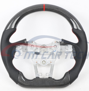 Volante Deportivo de Fibra de Carbono 100% Real de Gran Venta para <span class=keywords><strong>Hyundai</strong></span> Palisade SantaFe Tucson Encino <span class=keywords><strong>I30</strong></span> I10 Veloster Mistra - Product Image 3