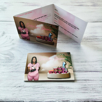 Impression de brochures commerciales double face personnalisées avec dépliant professionnel et services de conception de livret pour la publicité