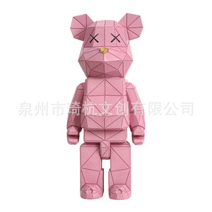 Figura de oso geométrica de resinas sintéticas, diseño moderno, decoración del hogar, decoración para sala de estar, regalo de cumpleaños, pieza única - Product Image 5