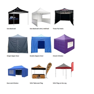 Tente d'événement extérieure imperméable avec les auvents de chapiteau de l'<span class=keywords><strong>auvent</strong></span> 3x3 de cadre en aluminium pour la publicité Caractéristiques imprimées Distance de baie de 5m - Product Image 6