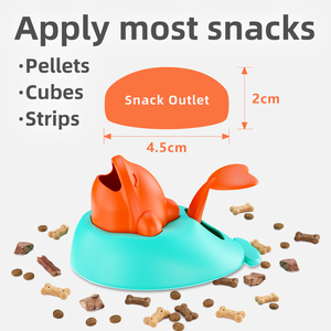 Jouets interactifs pour chiens, distributeur de friandises, favorise l'entraînement du QI, réduit les ballonnements, <span class=keywords><strong>anti</strong></span>-gloutonnerie - Product Image 5